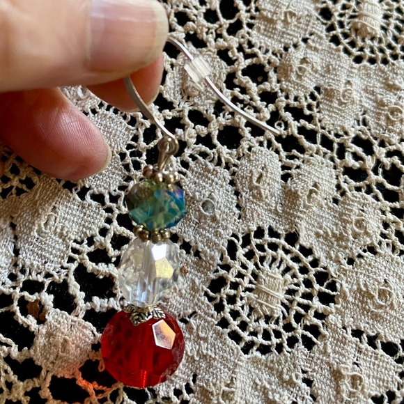 💥Hand Crafted Beaded Dangle Earrings💥 NEW - Picture 3 of 5